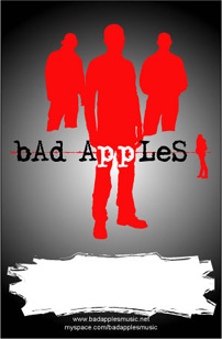 Bad Apples poster with silhouette