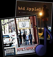 image of Bad Apples albums Left Standing and Devil's Advocate